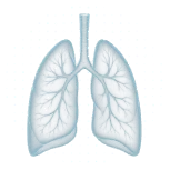 Lung health scan icon